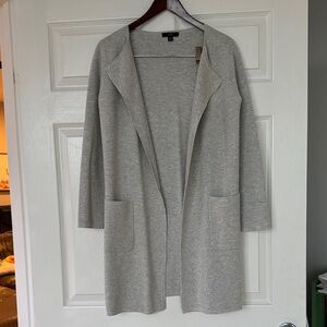 J. Crew Light Gray Women's Cardigan Coat